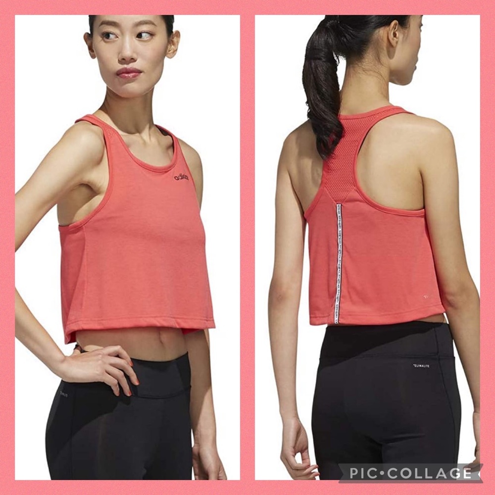 ♦️NWT Adidas cropped athletic tank